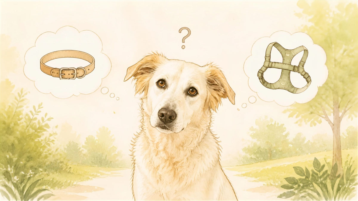 ¿Collar o arnés? ¿Cuál es la mejor opción para tu perro?